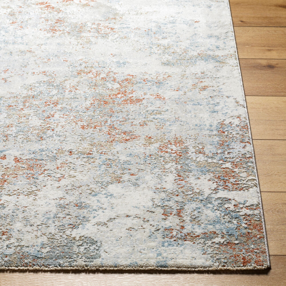 Brunswick Blue/Taupe Machine Woven Rug BWK-2323 - front