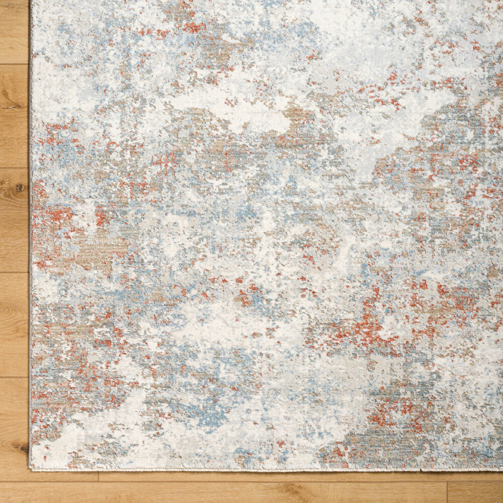 Brunswick Blue/Taupe Machine Woven Rug BWK-2323 - overhead
