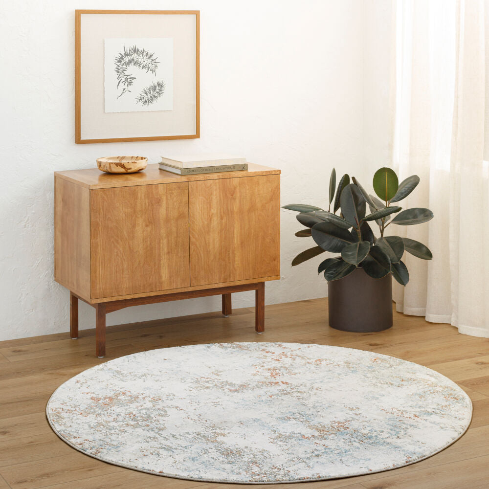 Brunswick Blue/Taupe Machine Woven Rug BWK-2323 - roomscene
