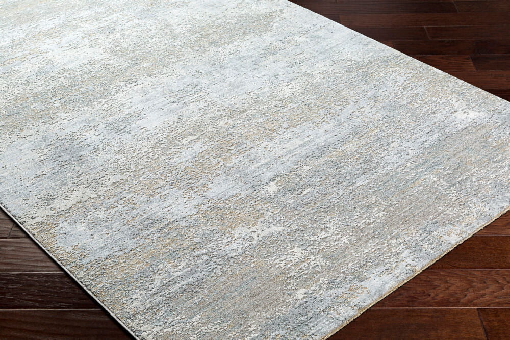 Brunswick Blue/Taupe Machine Woven Rug BWK-2325 - corner