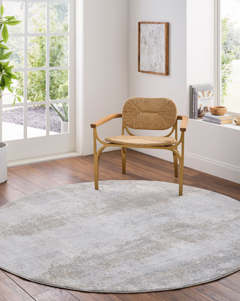 Brunswick Blue/Taupe Machine Woven Rug BWK-2325 - roomscene