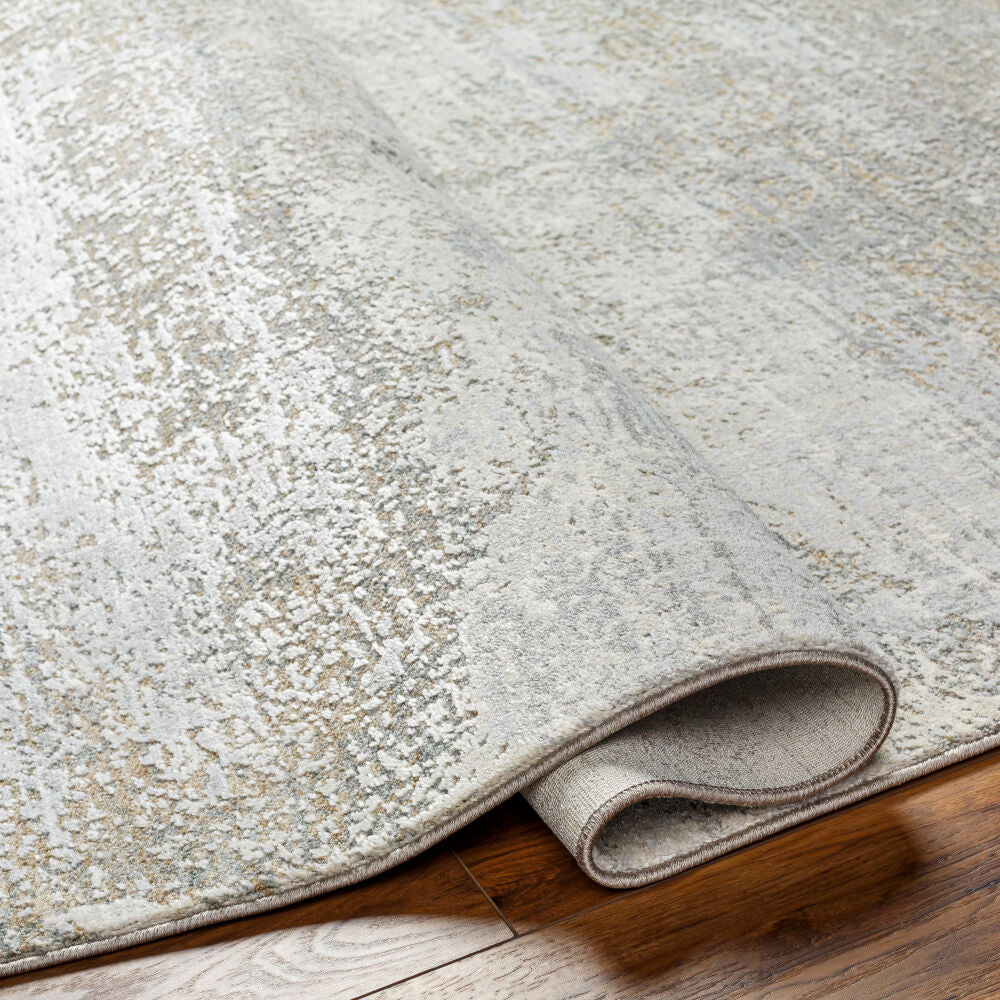 Brunswick Blue/Taupe Machine Woven Rug BWK-2325 - fold