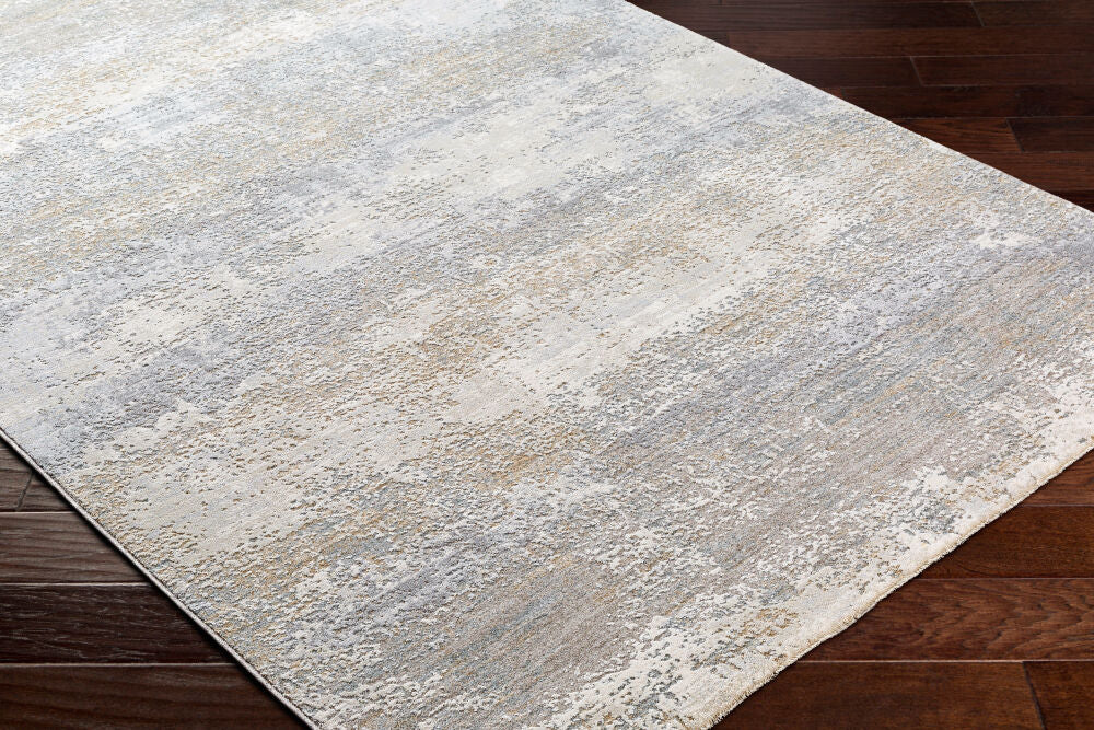 Brunswick Blue/Taupe Machine Woven Rug BWK-2326 - corner