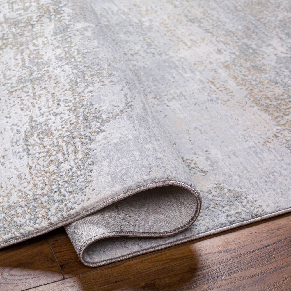 Brunswick Blue/Taupe Machine Woven Rug BWK-2326 - fold