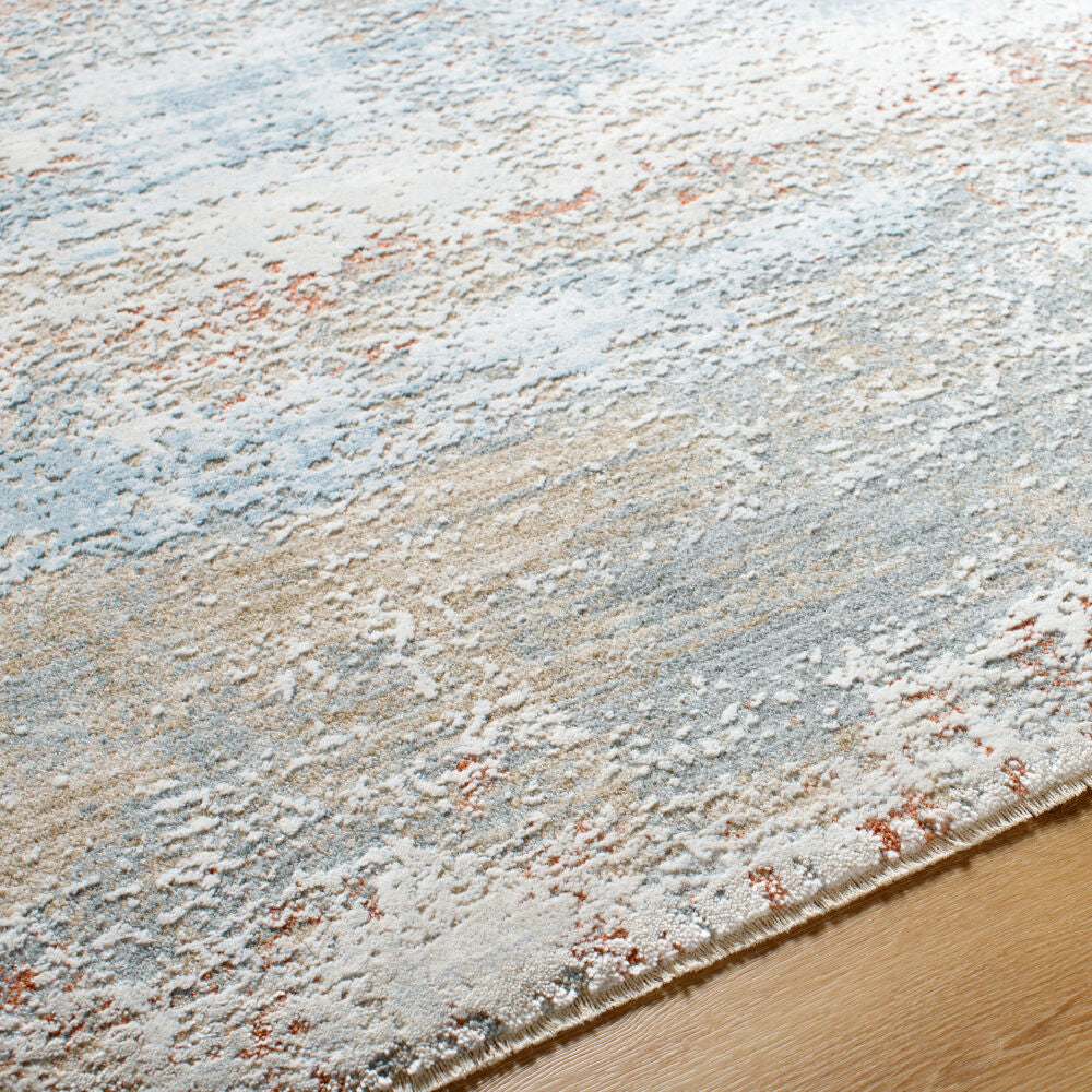 Brunswick Blue/Taupe Machine Woven Rug BWK-2327 - texture