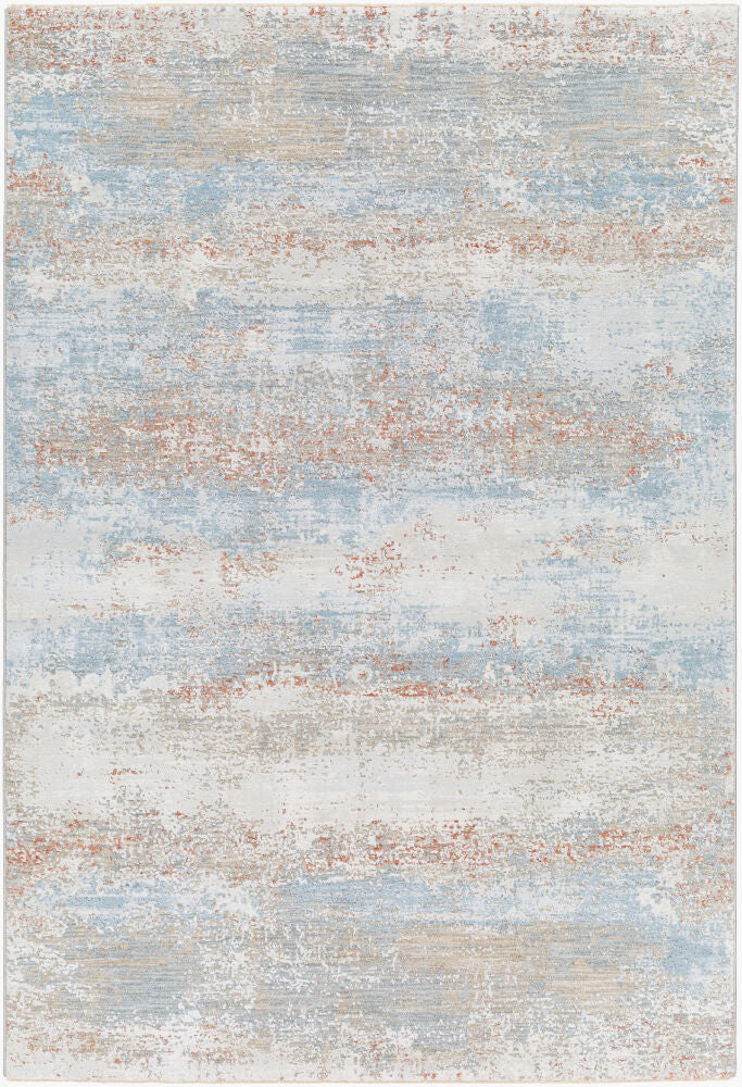 Brunswick Blue/Taupe Machine Woven Rug BWK-2327 - 2'7" x 10'