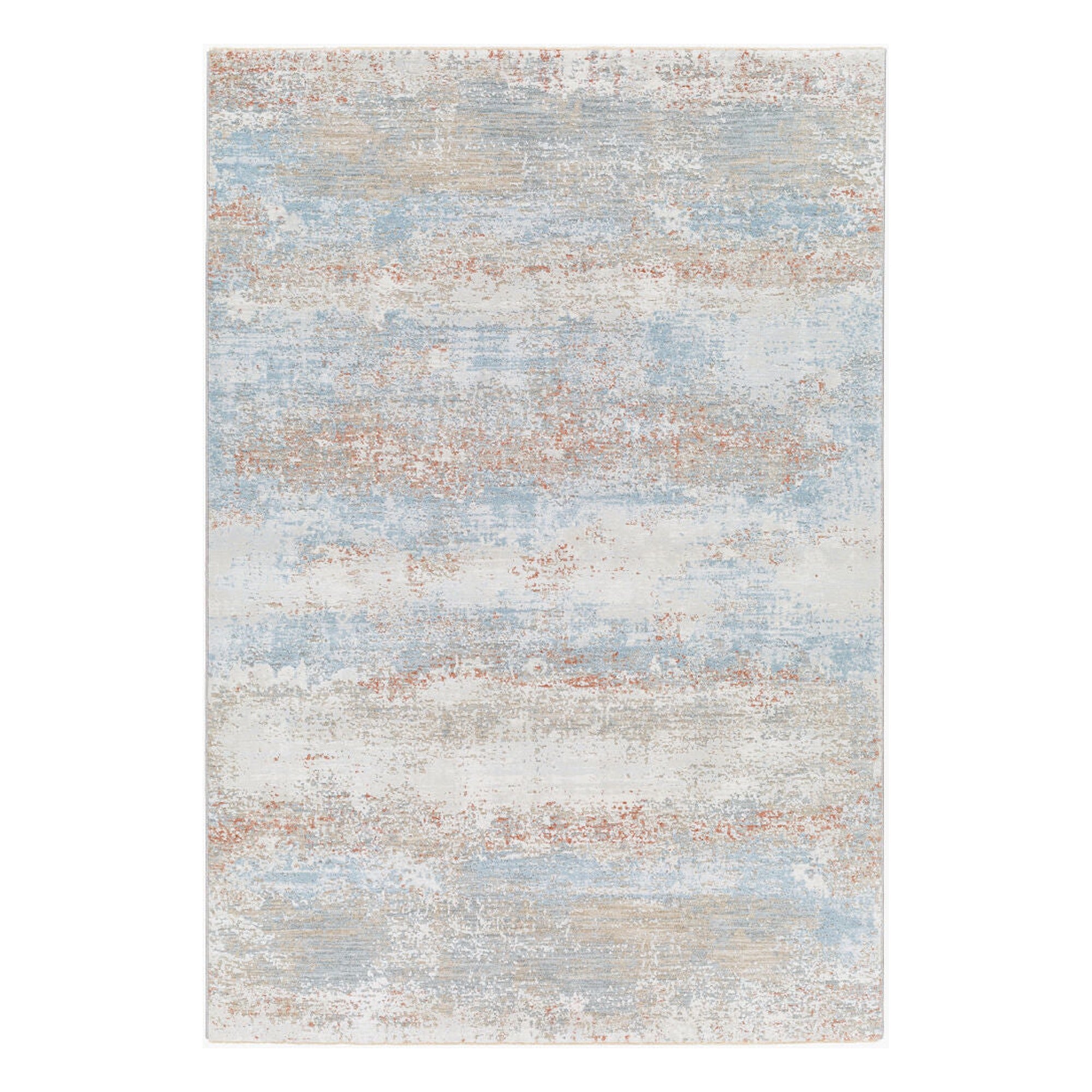 Brunswick Blue/Taupe Machine Woven Rug BWK-2327 - 2'7" x 10'