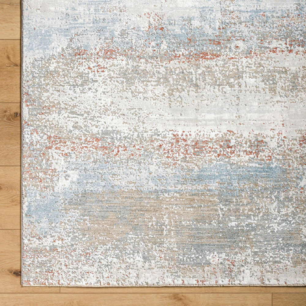 Brunswick Blue/Taupe Machine Woven Rug BWK-2327 - overhead