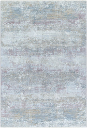 Brunswick Blue/Tan Machine Woven Rug - 2'7" x 10'