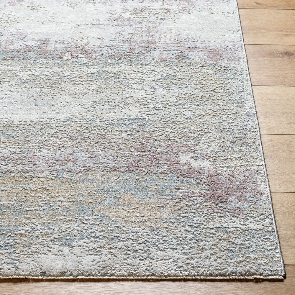 Brunswick Blue/Tan Machine Woven Rug - front