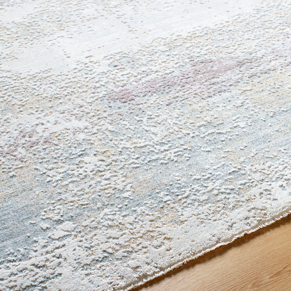 Brunswick Blue/Tan Machine Woven Rug - texture