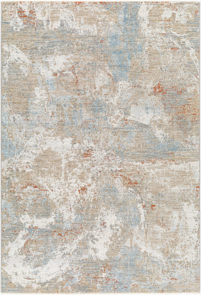 Brunswick Blue/Taupe Machine Woven Rug BWK-2335 - 2'7" x 10'