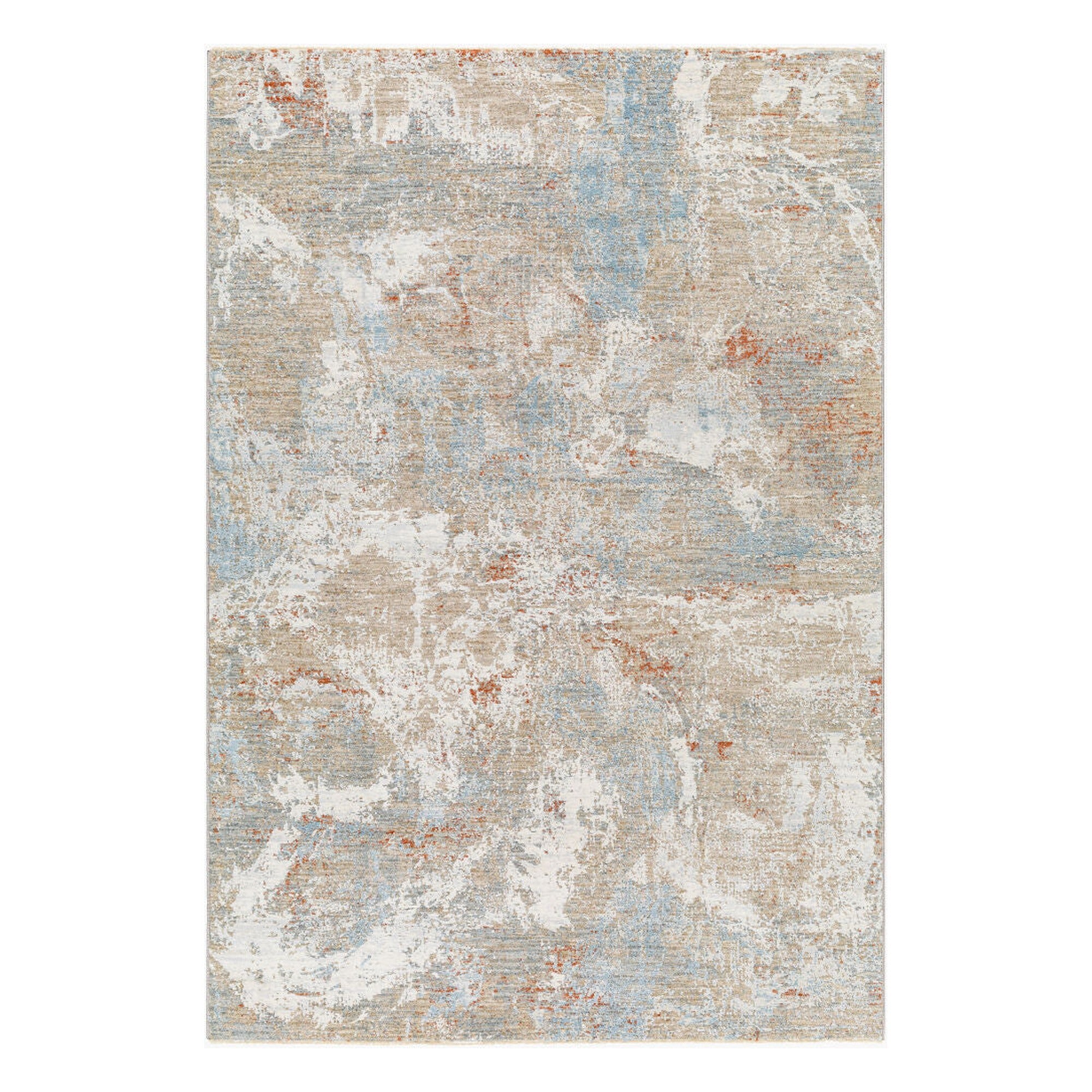 Brunswick Blue/Taupe Machine Woven Rug BWK-2335 - 2'7" x 10'