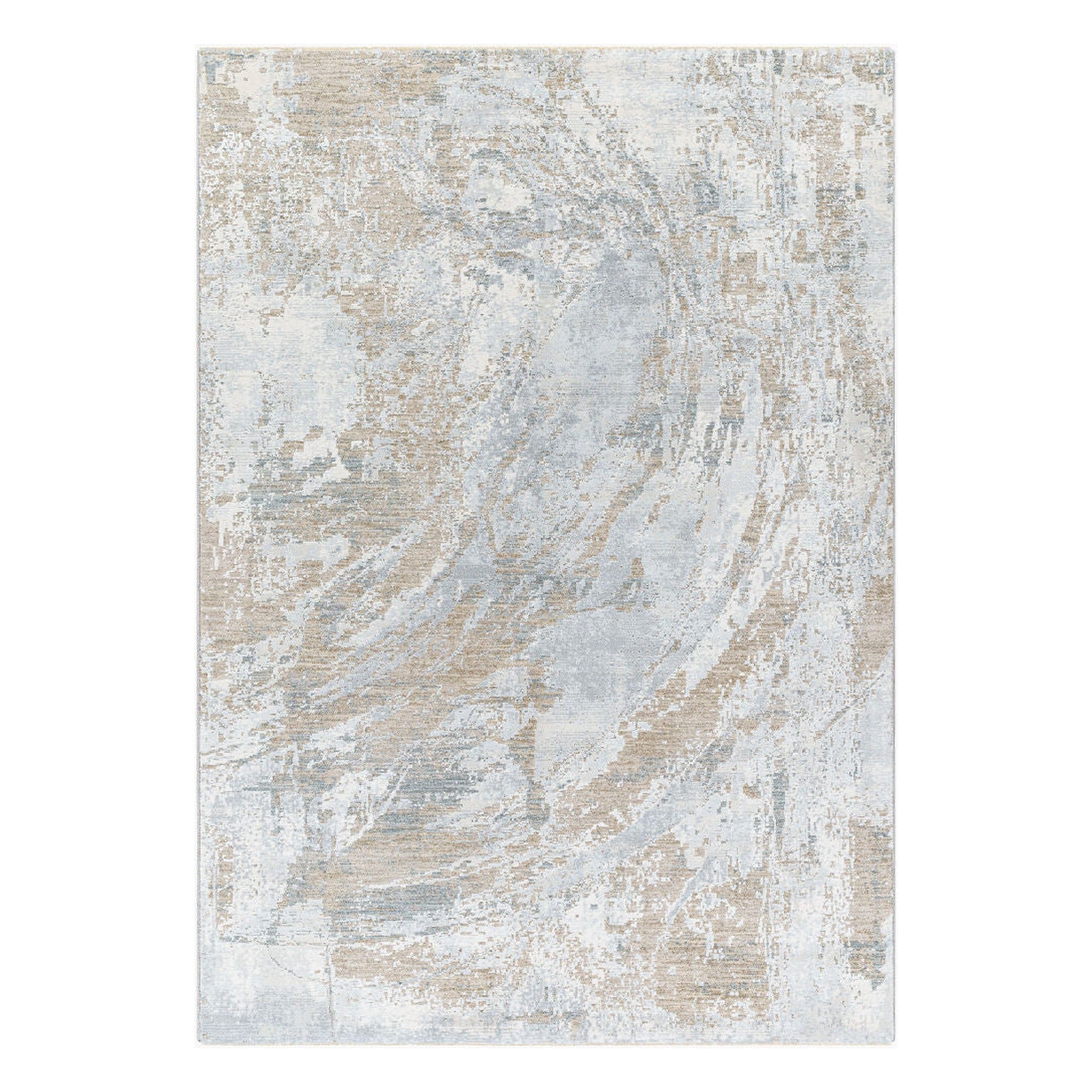 Brunswick Blue/Taupe Machine Woven Rug BWK-2336 - 2'7" x 10'