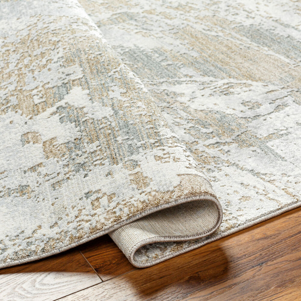 Brunswick Blue/Taupe Machine Woven Rug BWK-2336 - fold
