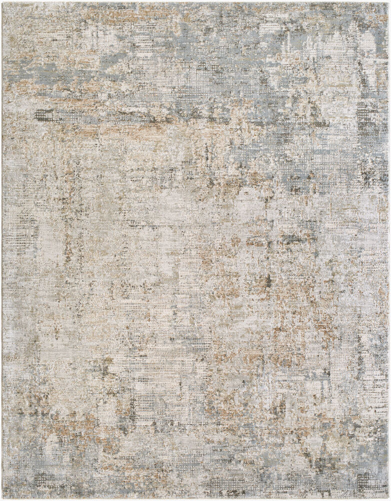 Brunswick Charcoal/Mustard Machine Woven Rug BWK-2338 - 2'7" x 10'