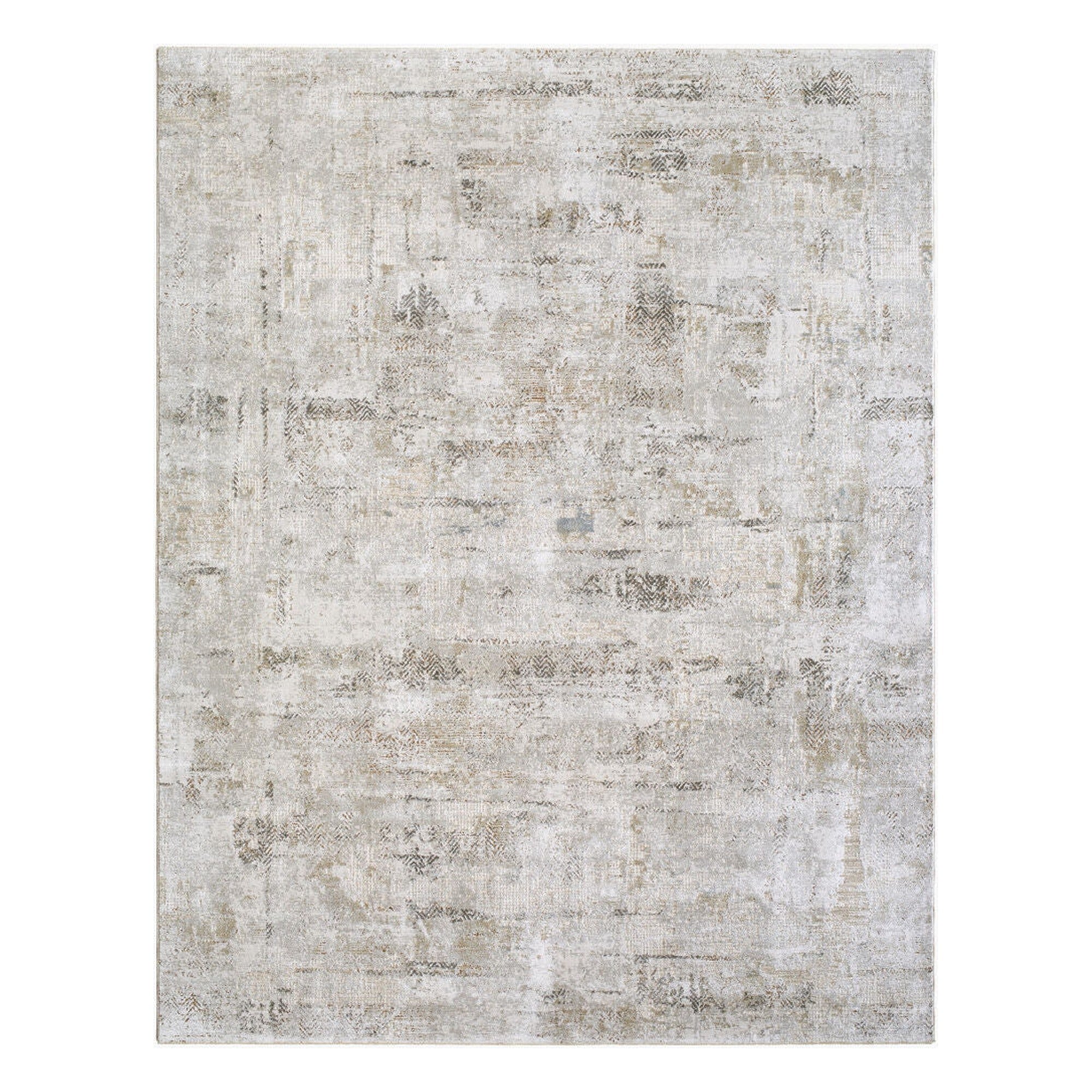 Brunswick Charcoal/Mustard Machine Woven Rug BWK-2346 - 2'7" x 10'