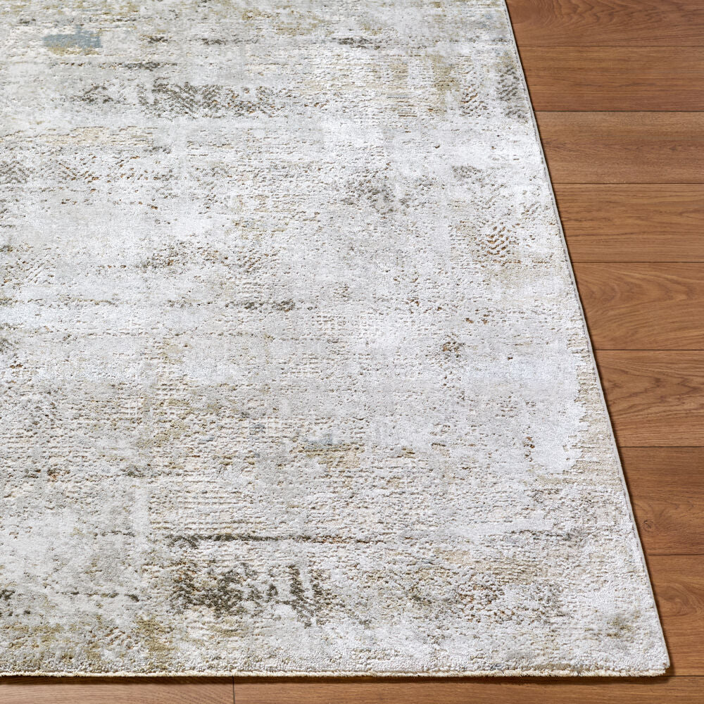 Brunswick Charcoal/Mustard Machine Woven Rug BWK-2346 - front