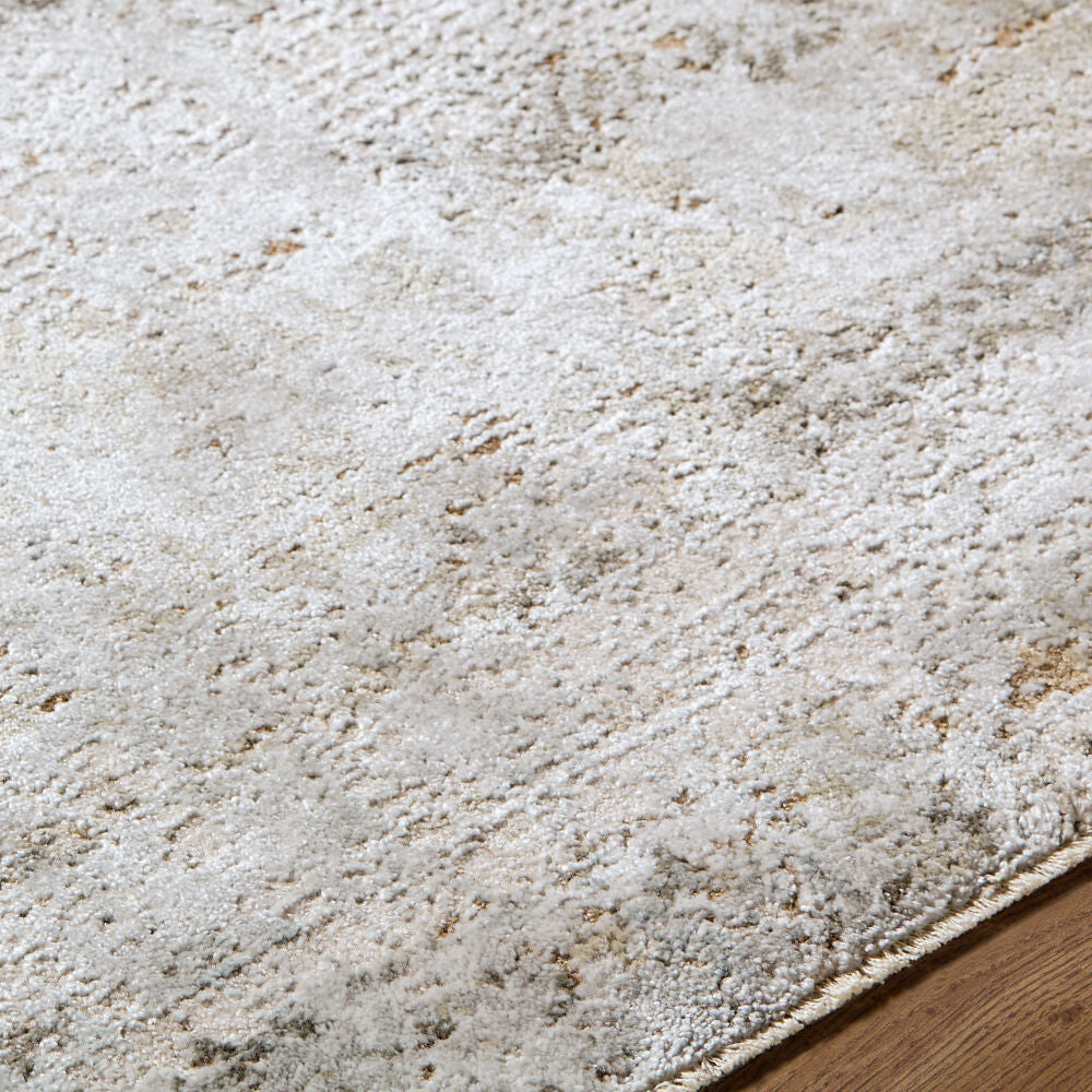 Brunswick Charcoal/Mustard Machine Woven Rug BWK-2346 - texture