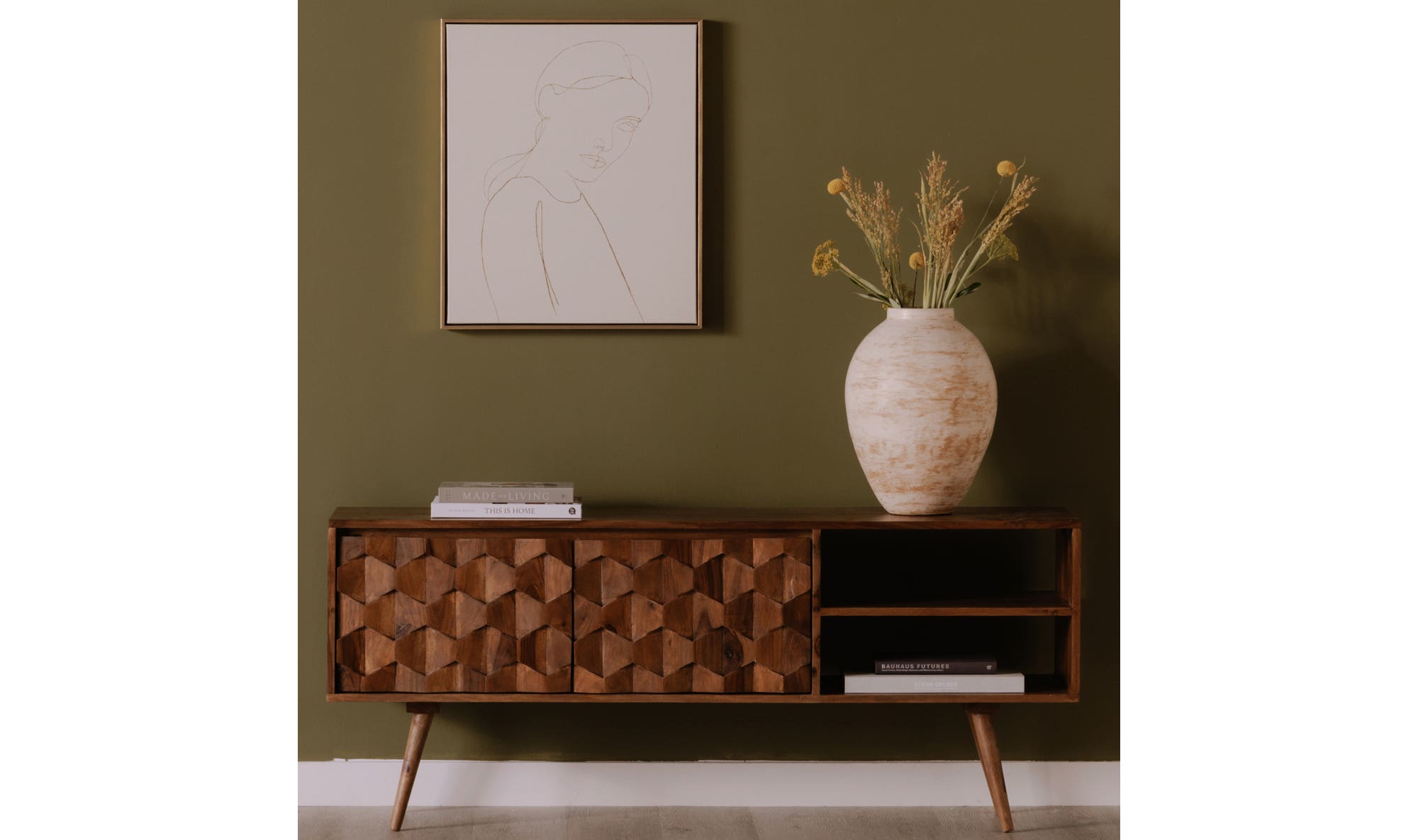O2 TV Cabinet Natural by Moe's Home Collection - view 13
