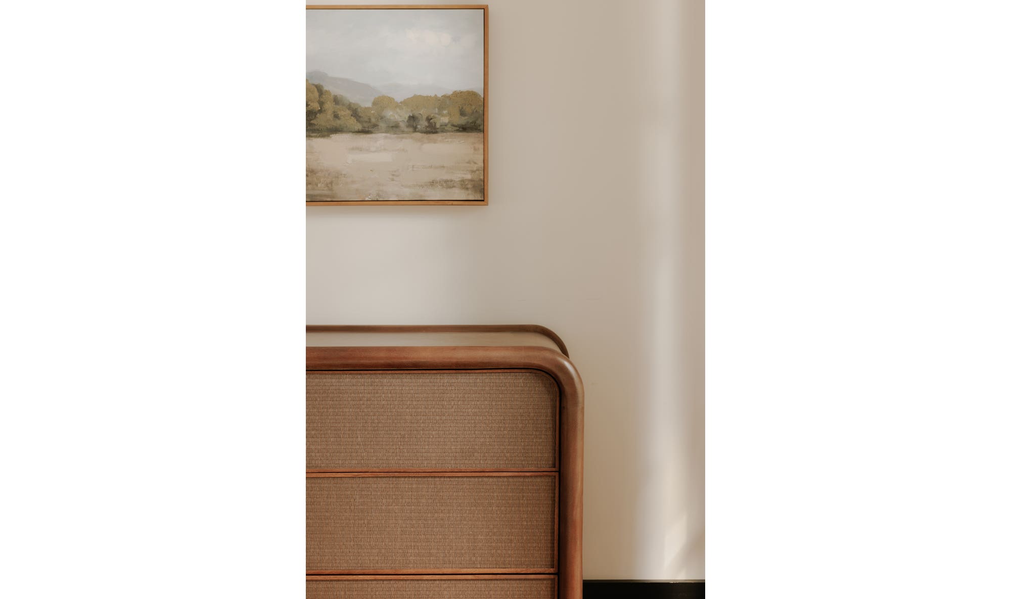 Rye 3 Drawer Nightstand Warm Brown by Moe's Home Collection - view 7