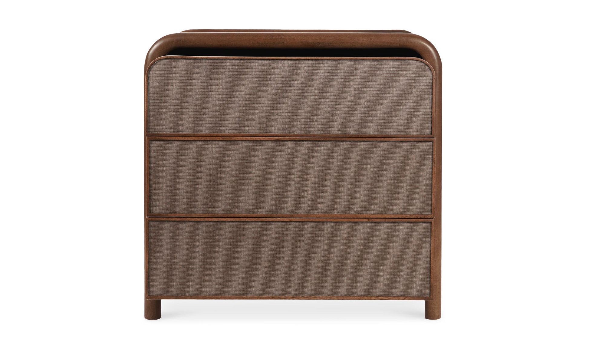 Rye 3 Drawer Nightstand Warm Brown by Moe's Home Collection - view 8