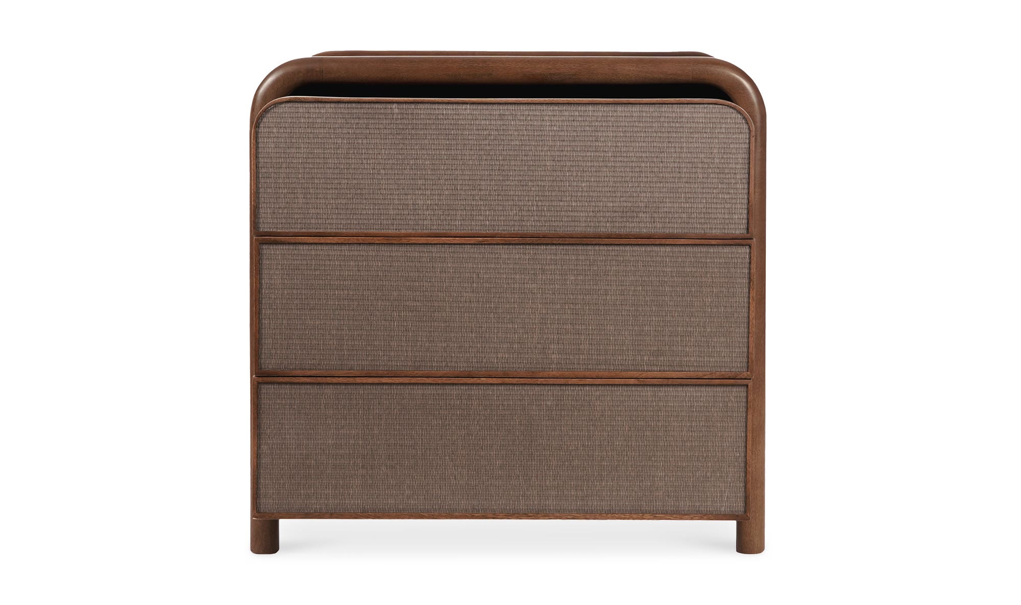 Rye 3 Drawer Nightstand Warm Brown by Moe's Home Collection - view 8