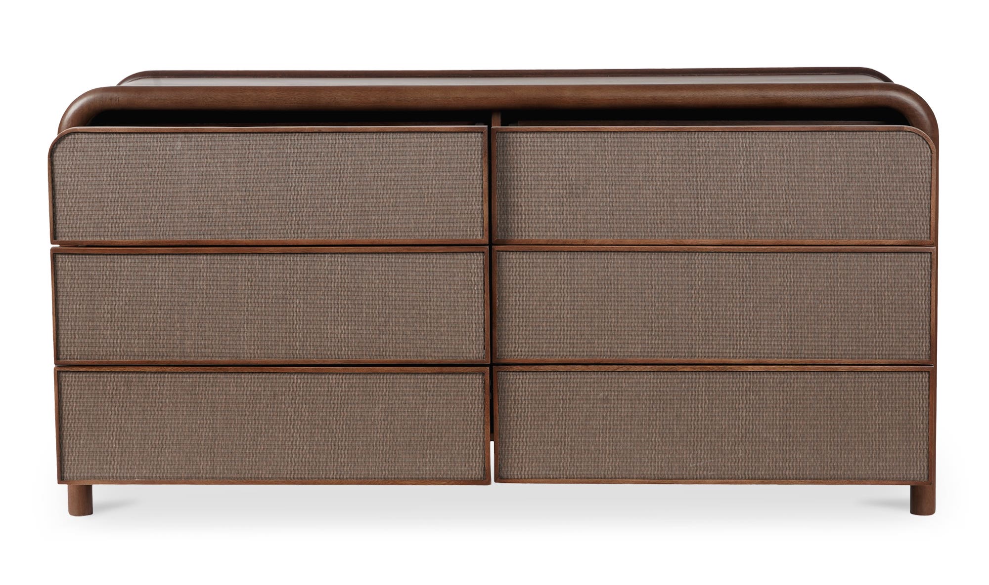 Rye 6 Drawer Dresser Warm Brown by Moe's Home Collection - view 6