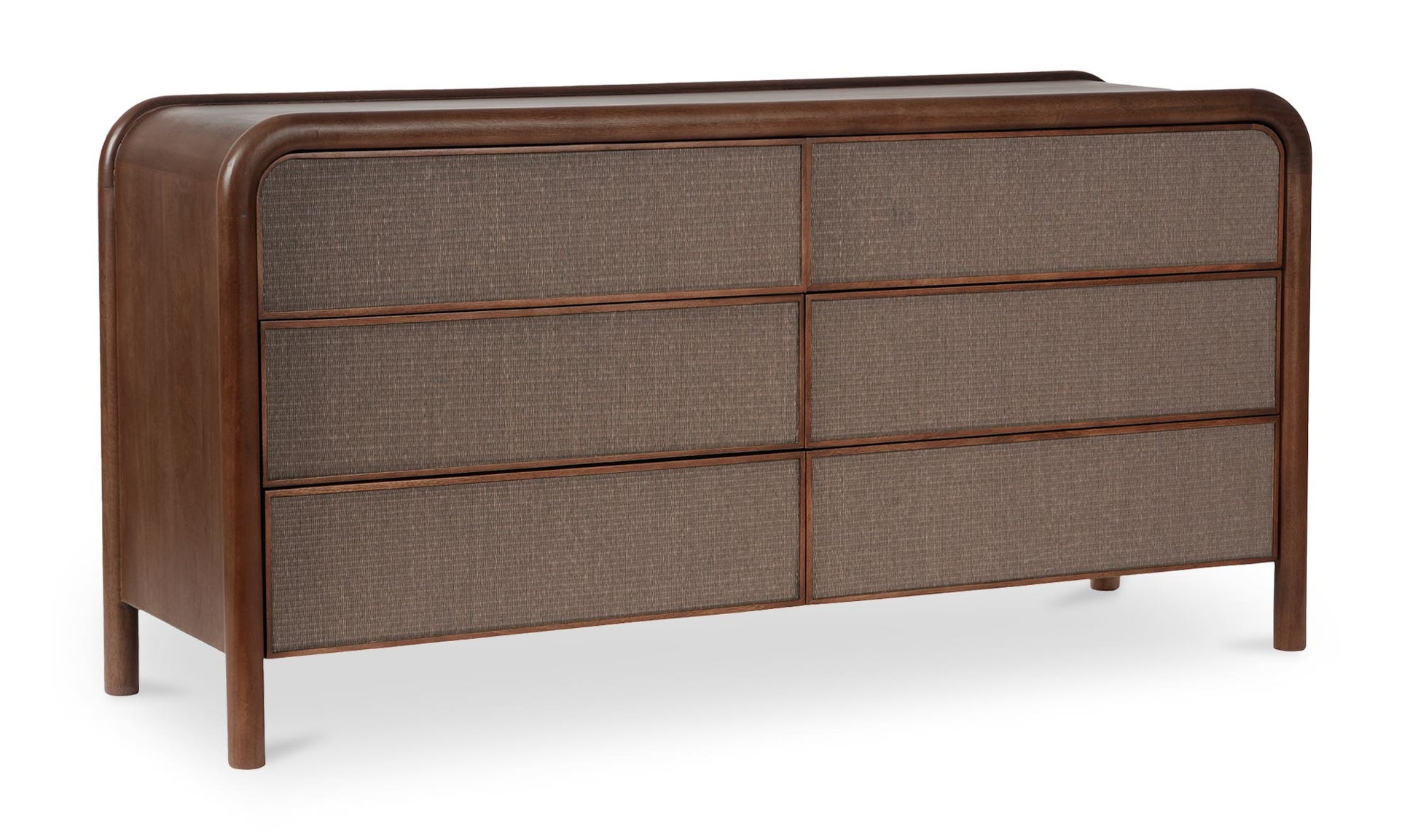 Rye 6 Drawer Dresser Warm Brown by Moe's Home Collection - view 7