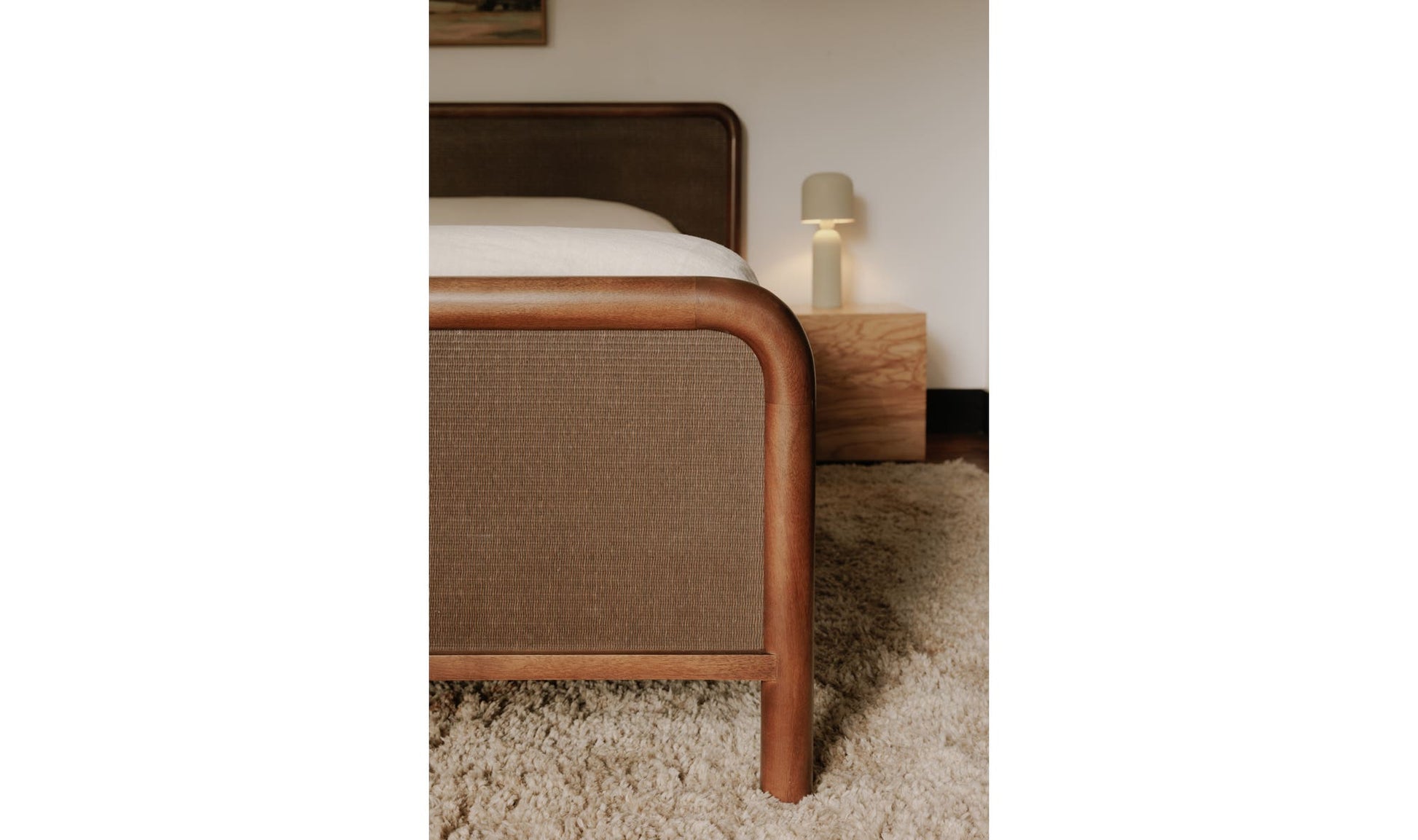 Rye Queen Bed Warm Brown by Moe's Home Collection - view 9