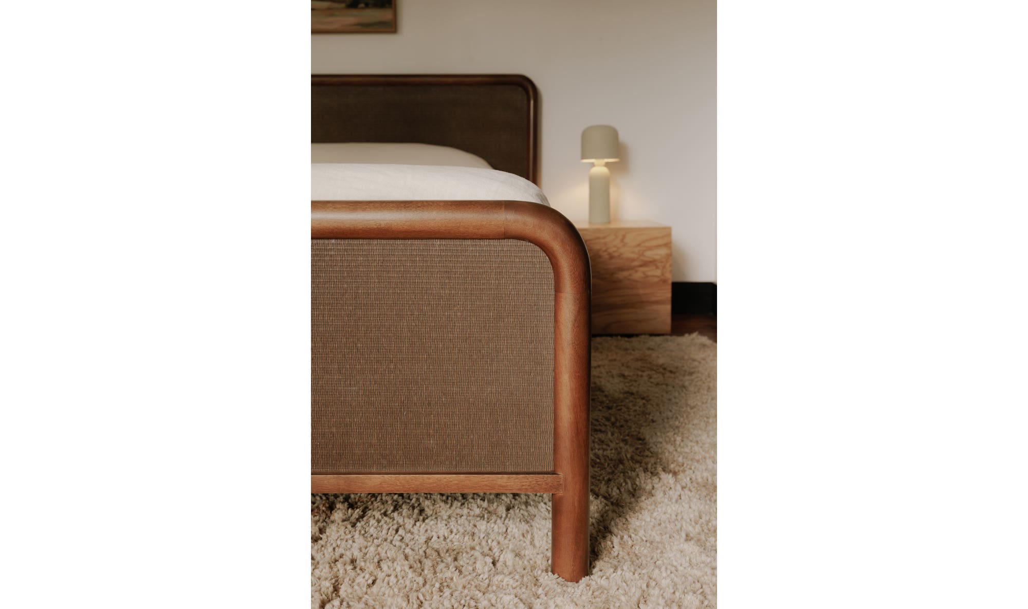 Rye Queen Bed Warm Brown by Moe's Home Collection - view 9
