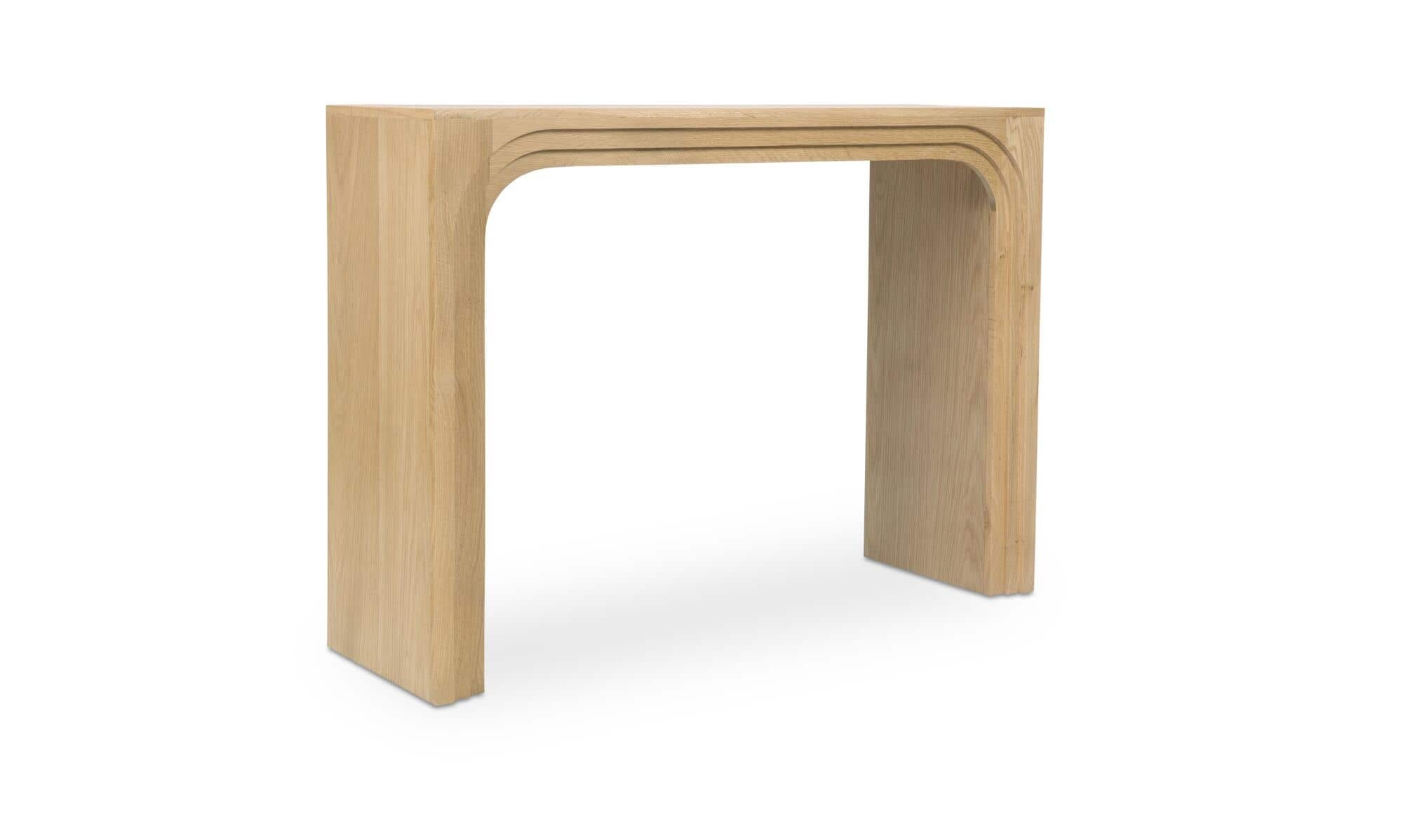 Berkley Console Table Natural by Moe's Home Collection - view 4