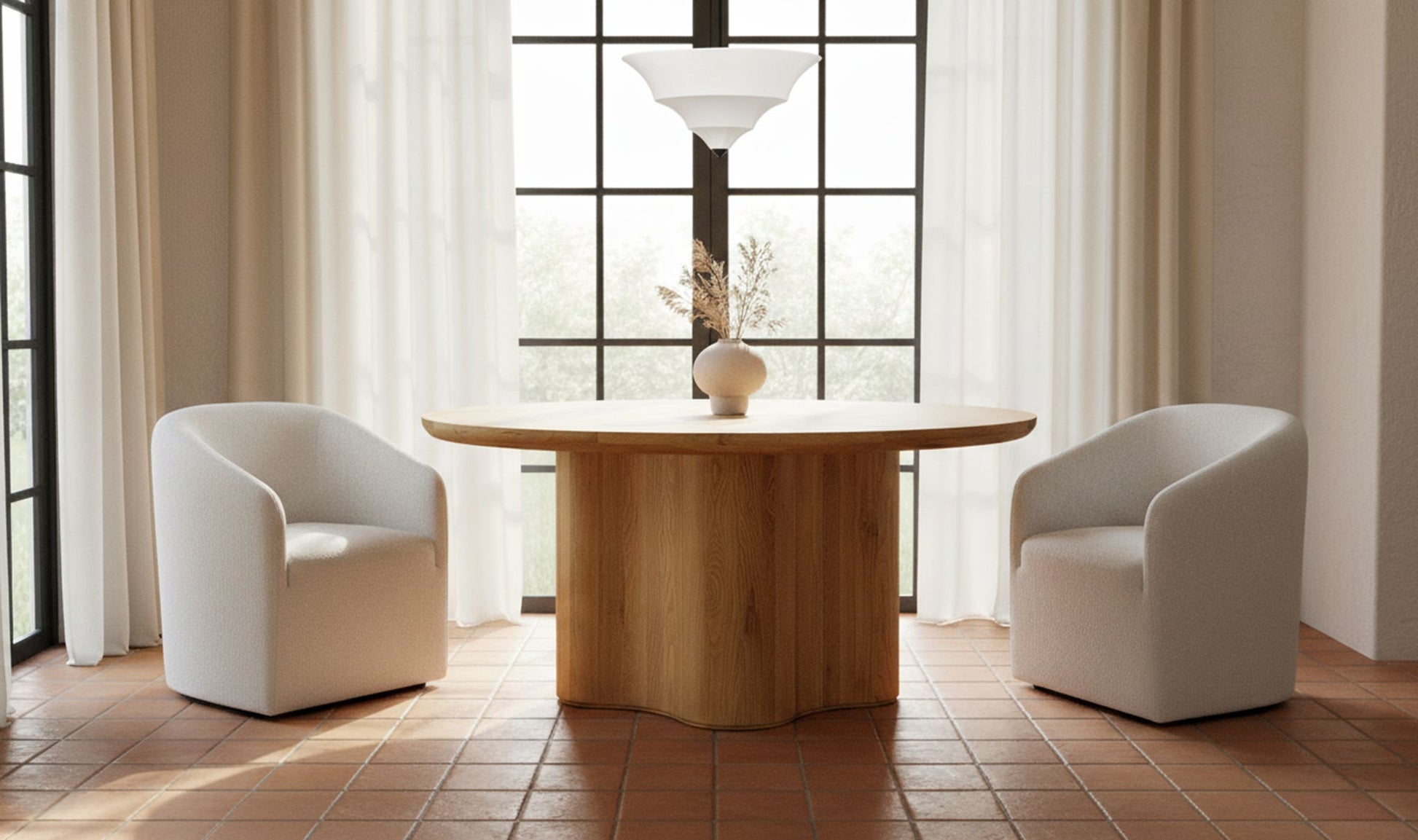 Corrina Pendant Lamp Large White by Moe's Home Collection - view 4