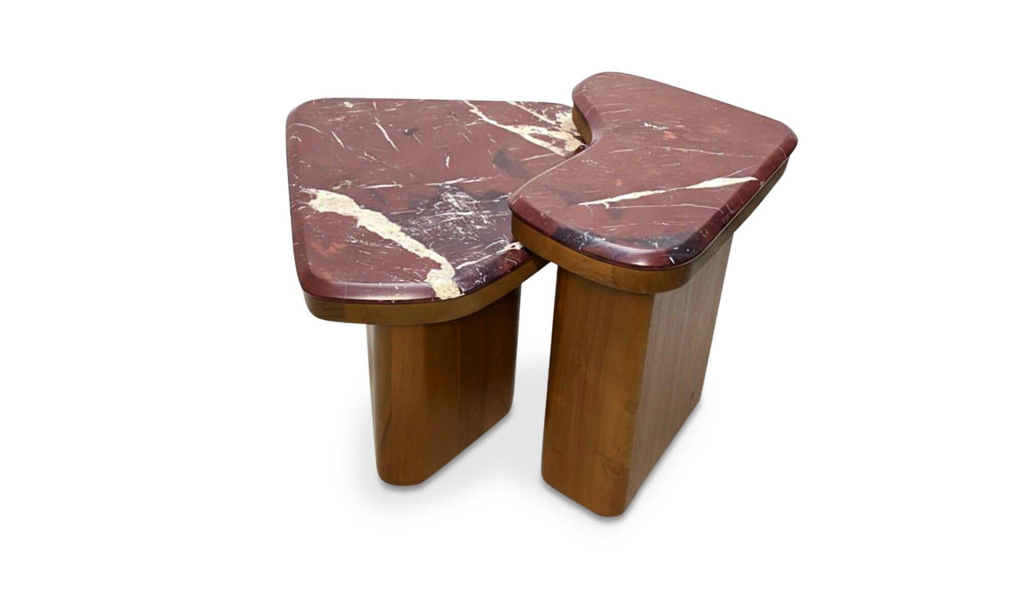 Abi Nesting Coffee Table Levante Marble by Moe's Home Collection - view 7