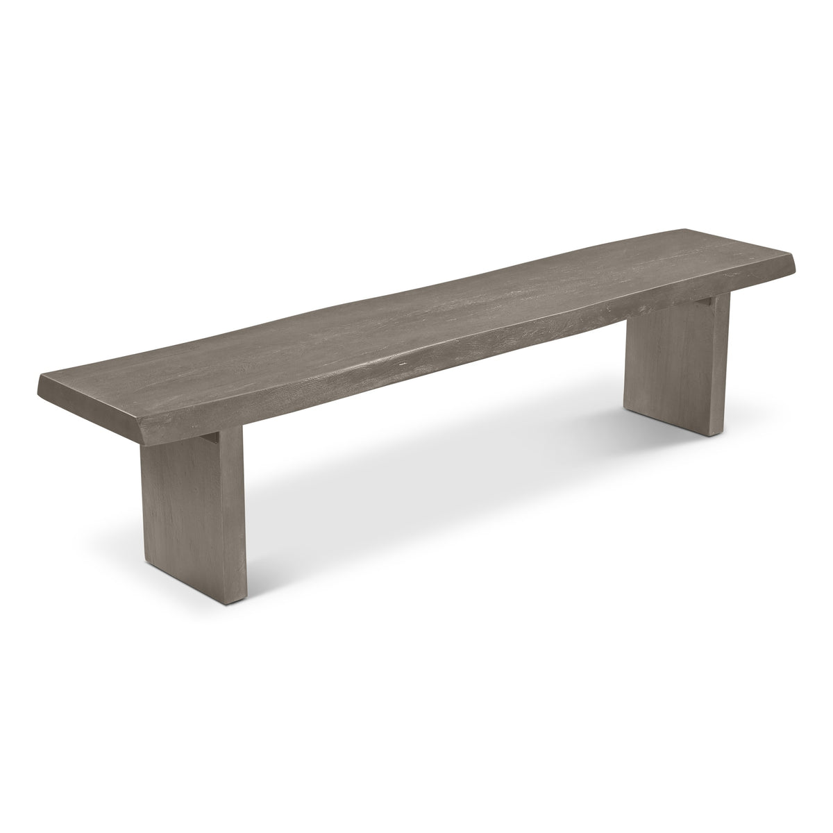 Brooks Bench 78" - Sandblasted Grey Frame by Urbia - detail 3