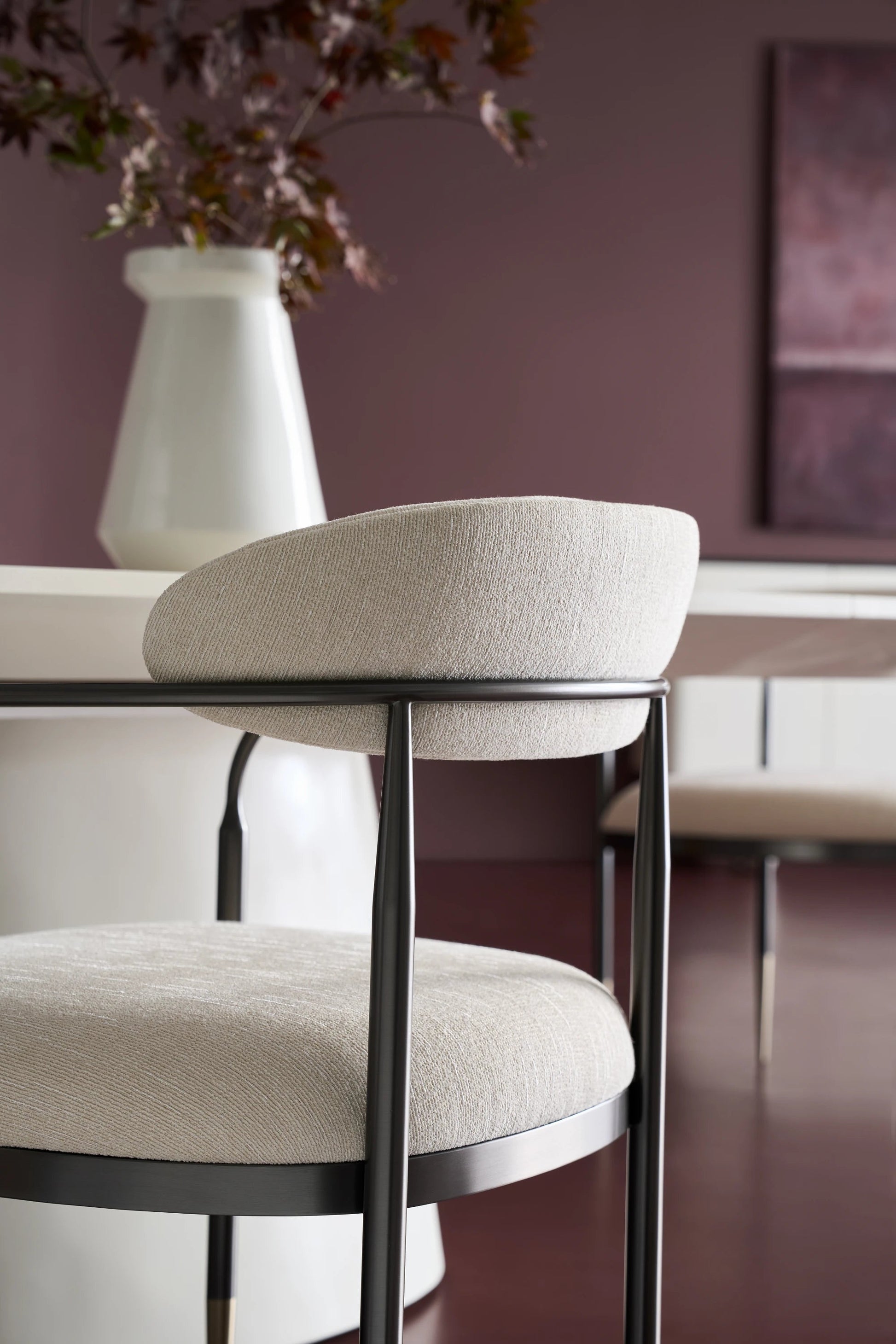 Epoch Armchair Champagne Gold 23" by Caracole - view 3