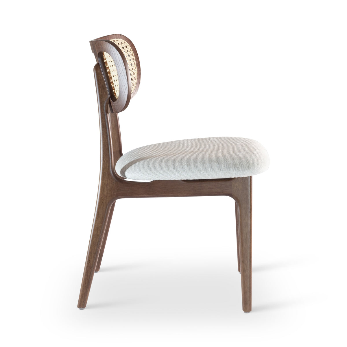 Claudia Cane Dining Chair Nogal, Harvest Natural, Natural Cane by Urbia - detail 3