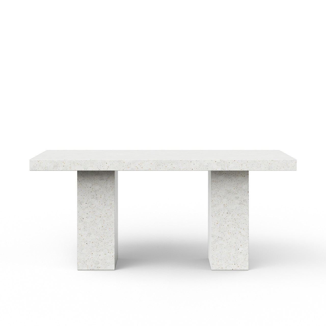 Mixx - Elcor - Bar Height Dining Table - 47" x 95" - Ivory Terrazzo