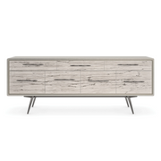 Highs and Lows Deep Bronze Sideboard 84" by Caracole