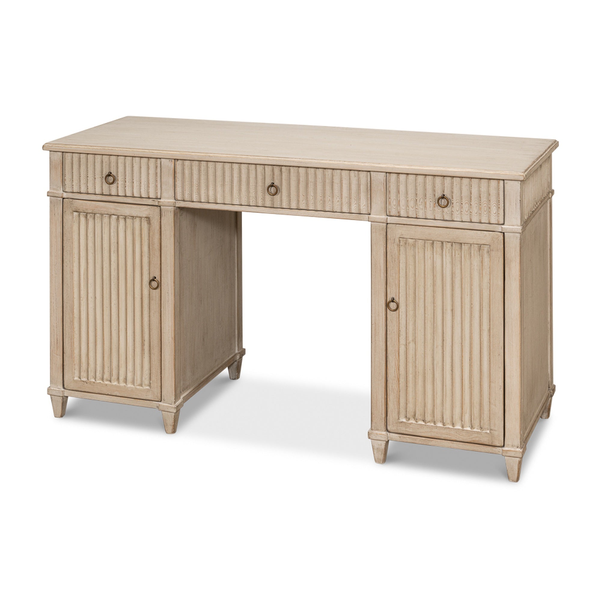Inspire Desk, Stone Grey by Sarreid Ltd