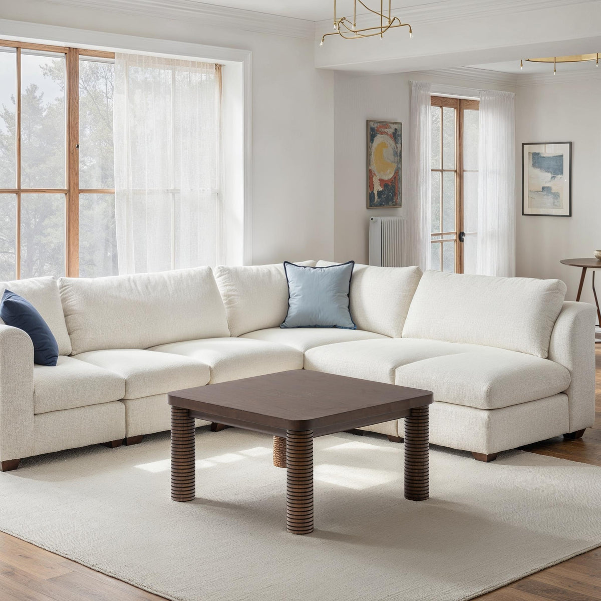 Luna Square Coffee Table Coffee by Urbia - detail 5