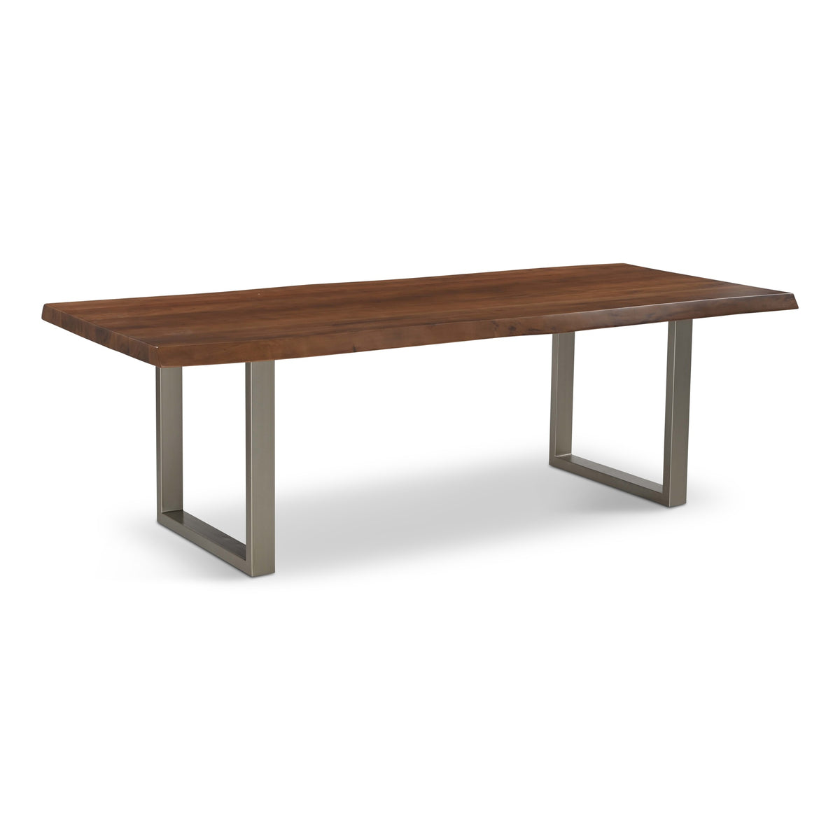 Brooks Dining Table U Base 40" x 92" Americano Top - Pewter Base by Urbia - detail 2