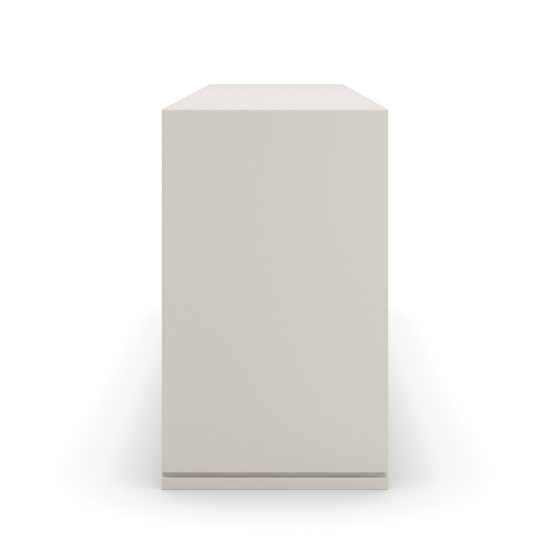 Silver Lining Dresser Almond Milk 68" by Caracole - view 5