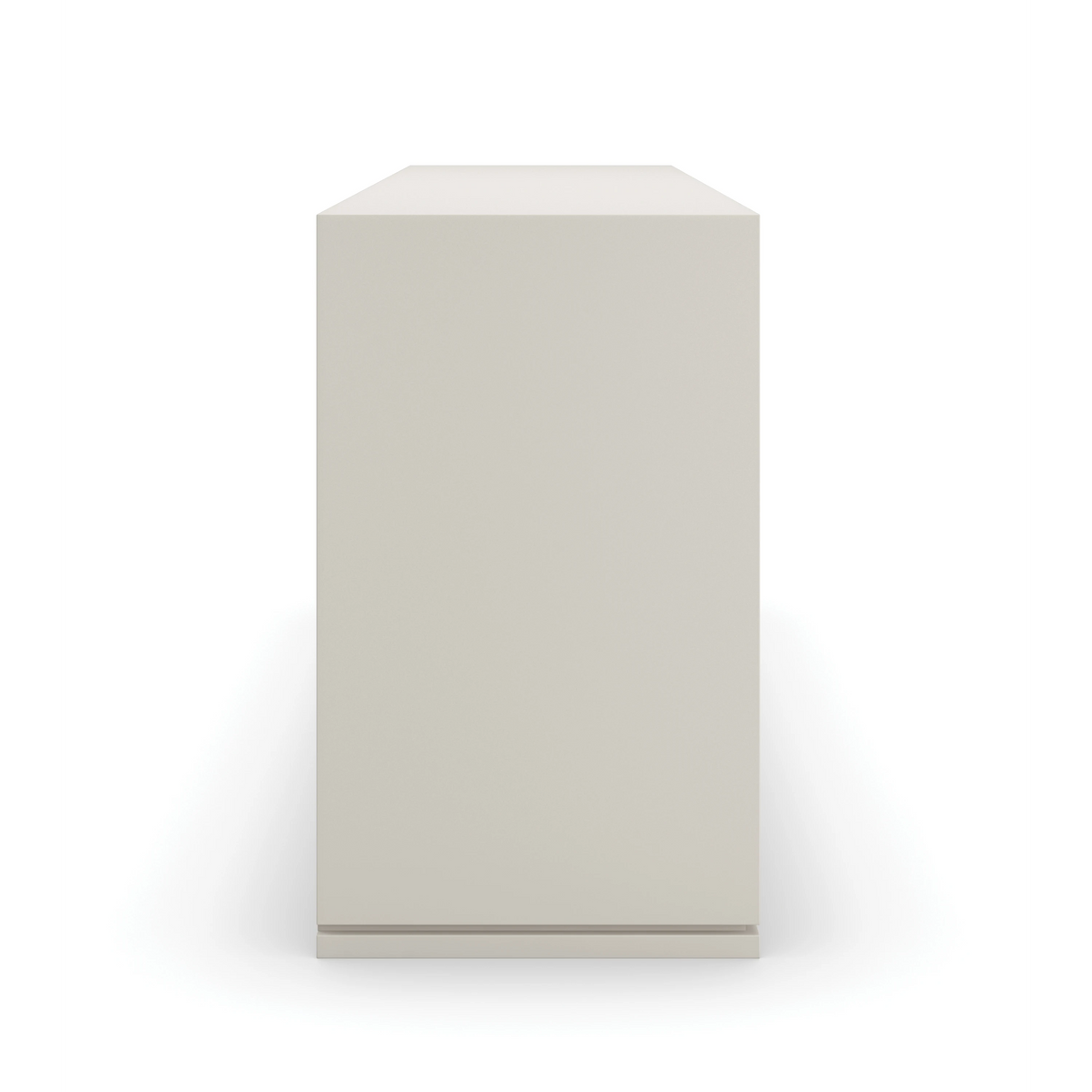 Silver Lining Dresser Almond Milk 68" by Caracole - view 5