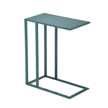 Elements Tanu C Table Enamel Top End Table - Teal