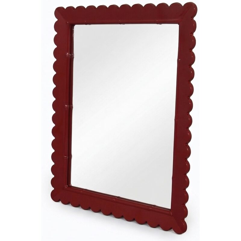 Persimmon Wave Mirror by Furniture Classics at ZIN Home