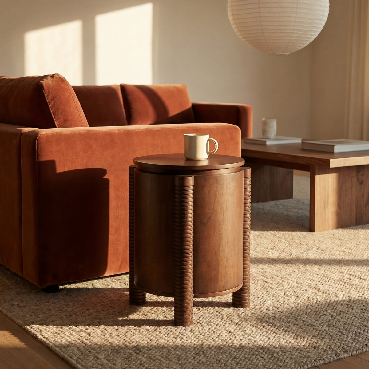 Luna End Table Coffee by Urbia - detail 6