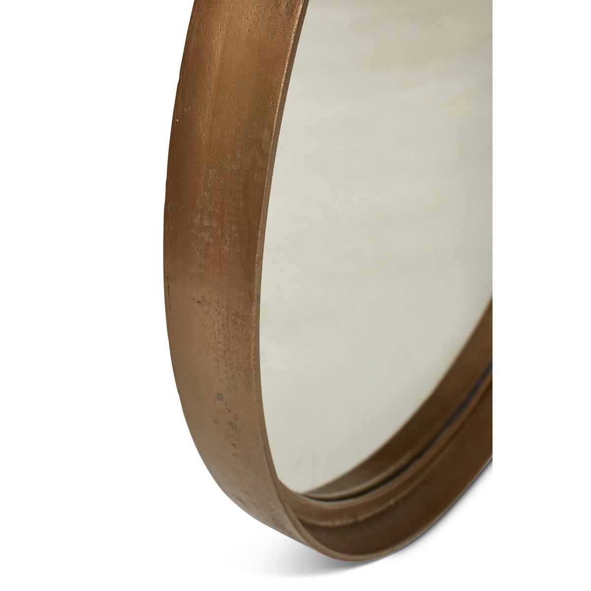 Elements Samar Round Mirror 39"Dia. - Antique Brass by Urbia - detail 3
