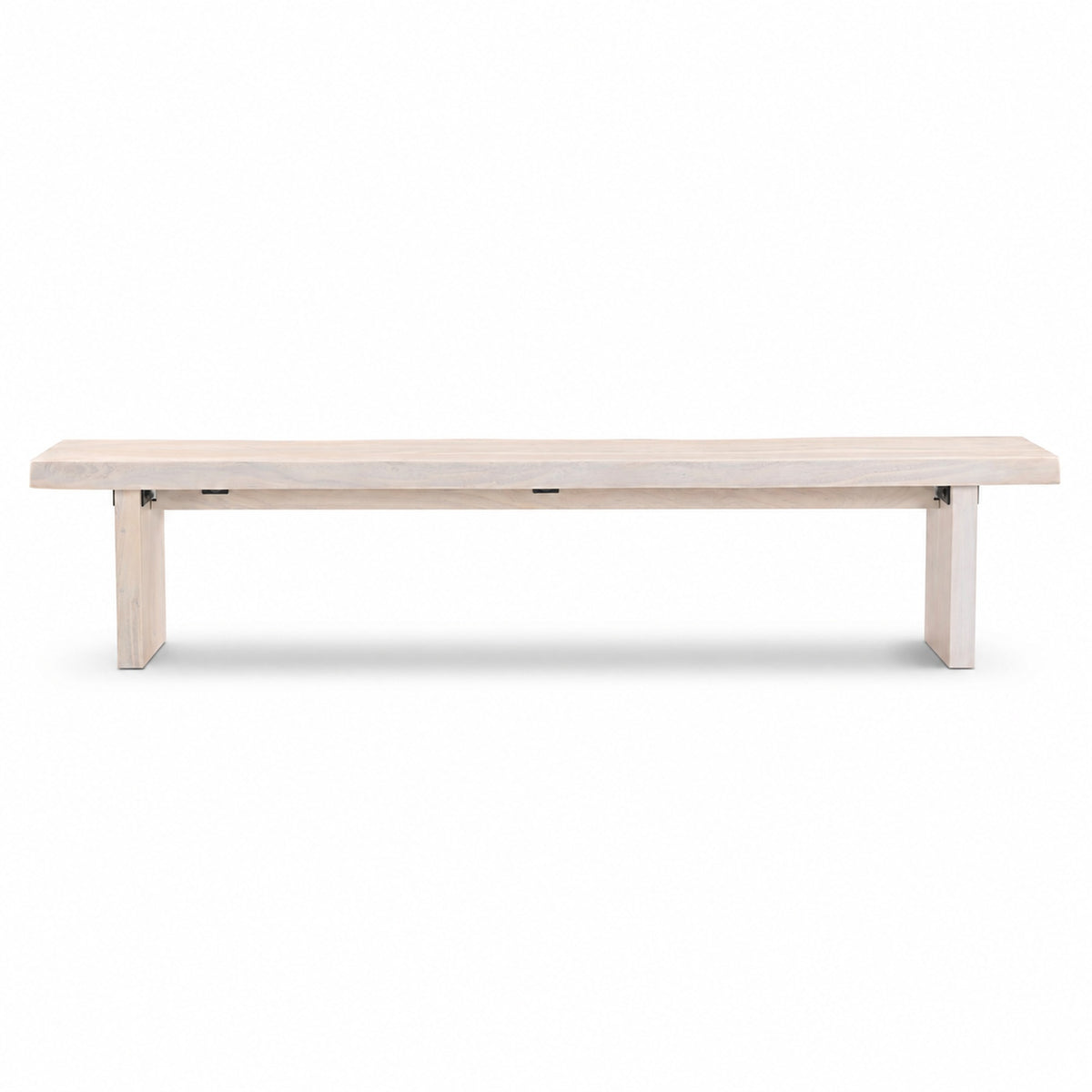 Brooks Bench 102" - White Wash Frame by Urbia - product view
