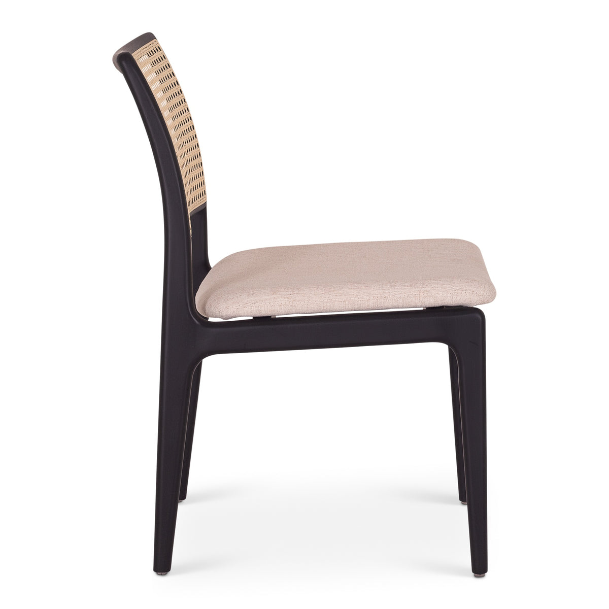 Charlotte Dining Chair Ebano, Medley Ivory, Natural Cane by Urbia - detail 3